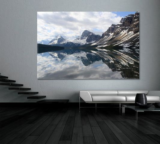 Nature Banff National Park Nature Wall Canvas Print Artesty 1 panel 24" x 16" 