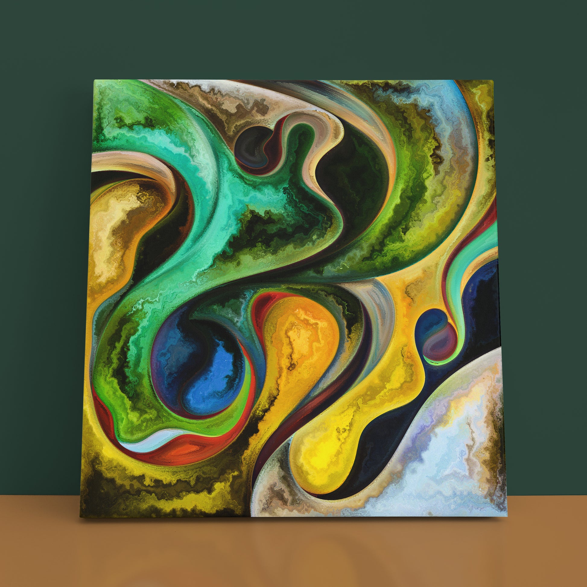 Similarity Square Panel Abstract Art Print Artesty   