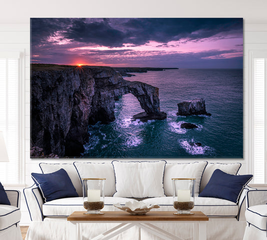 Pictorial Landscape Popular Landmark Attraction Famous Natural Rock Arch Scenery Landscape Fine Art Print Artesty   