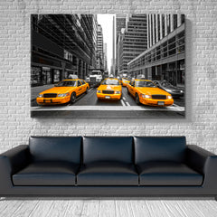 YELLOW TAXI 5th Avenue New York City Cities Wall Art Artesty   
