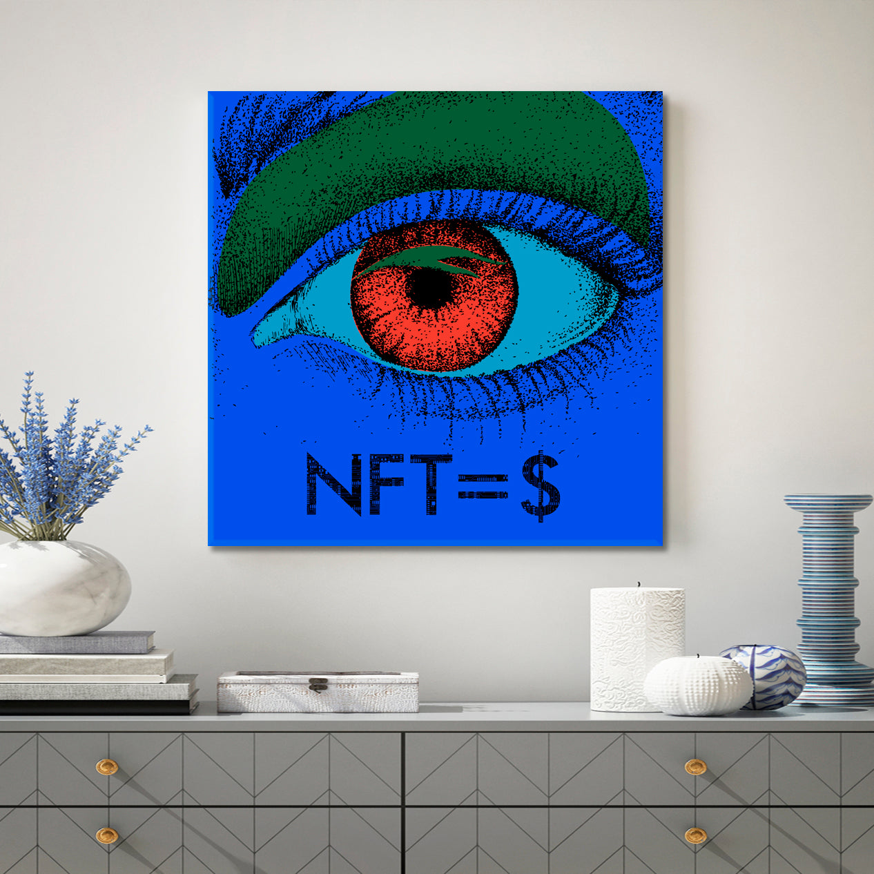 NFT Contemporary Artwork Abstract Art Print Artesty   