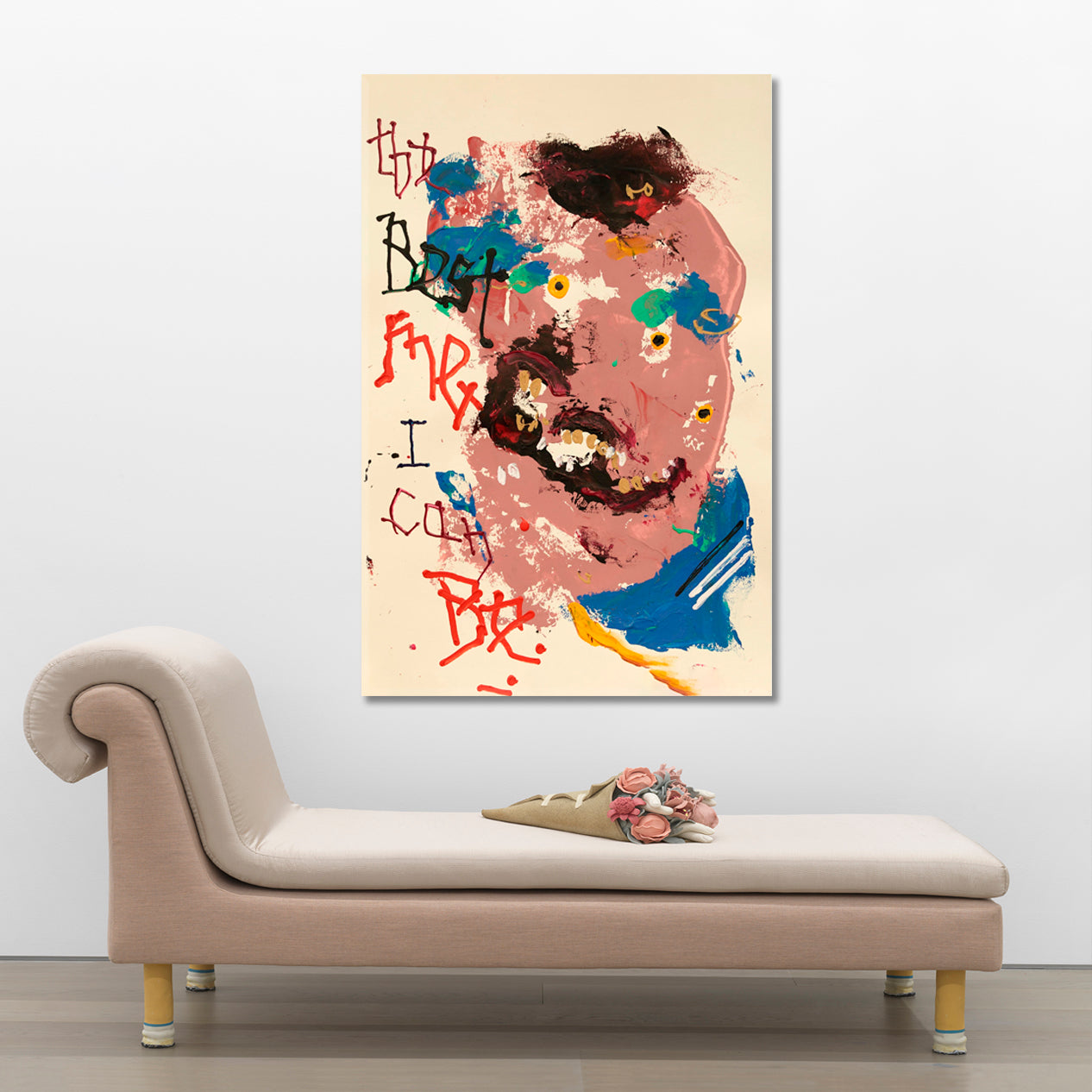 THE BEST ME I CAN BE Contemporary Figurative Graffiti Style Abstract Art Print Artesty 1 Panel 16"x24" 