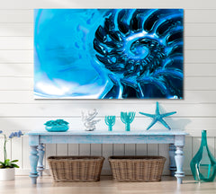 Abstract Water Twirl Abstract Art Print Artesty 1 panel 24" x 16" 