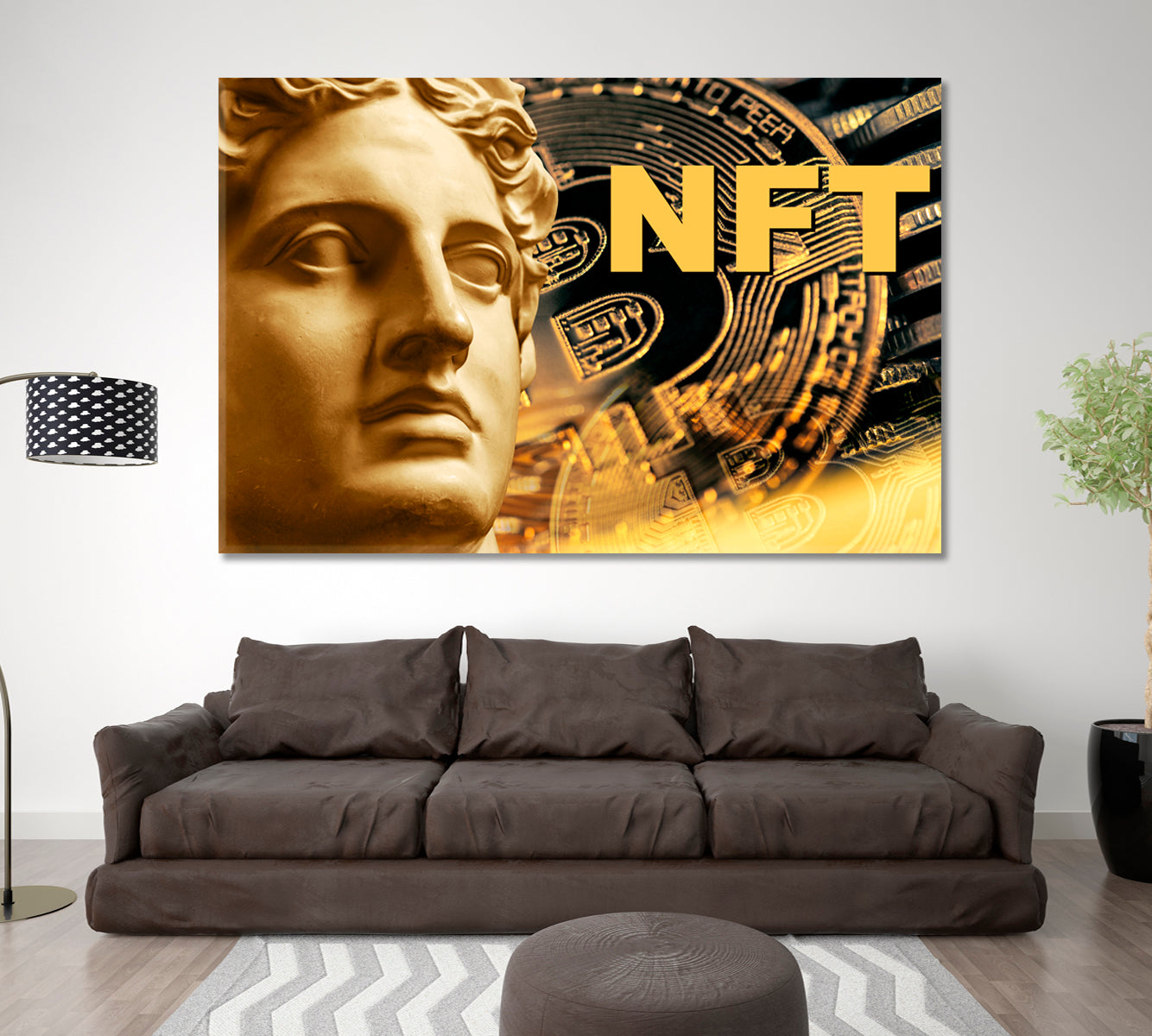 NFT Crypto Art Poster Office Wall Art Canvas Print Artesty   