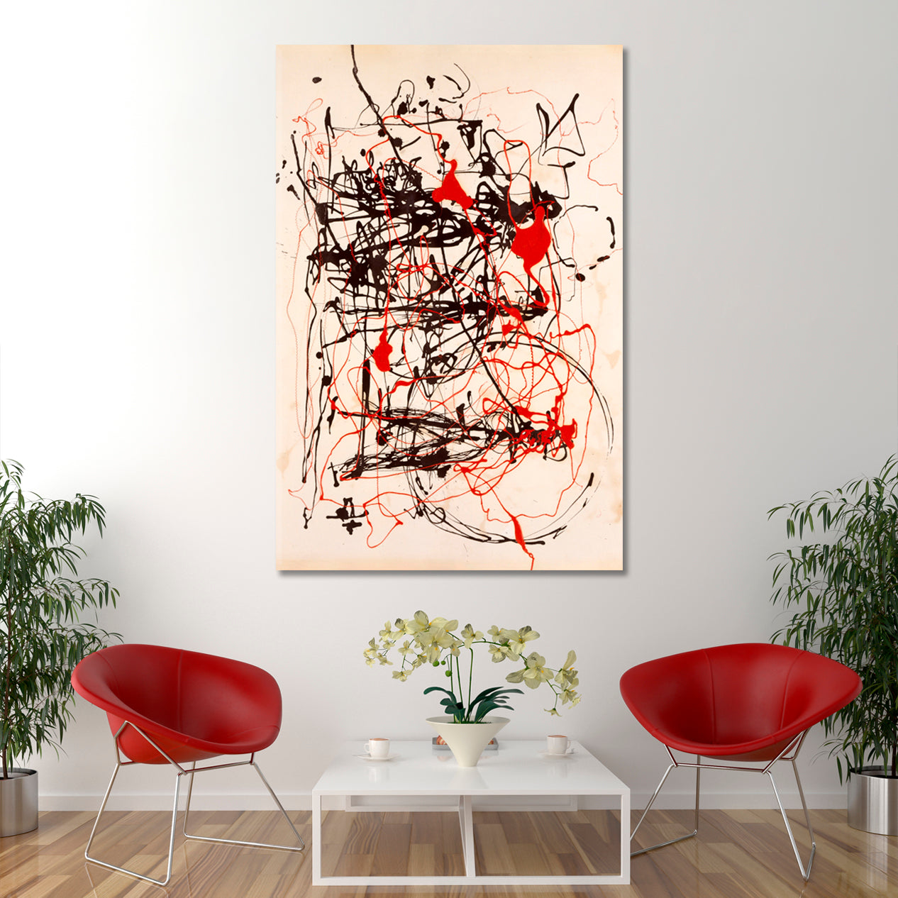 Attractive Fluid Dynamics Jackson Pollock Style Contemporary Art Artesty   