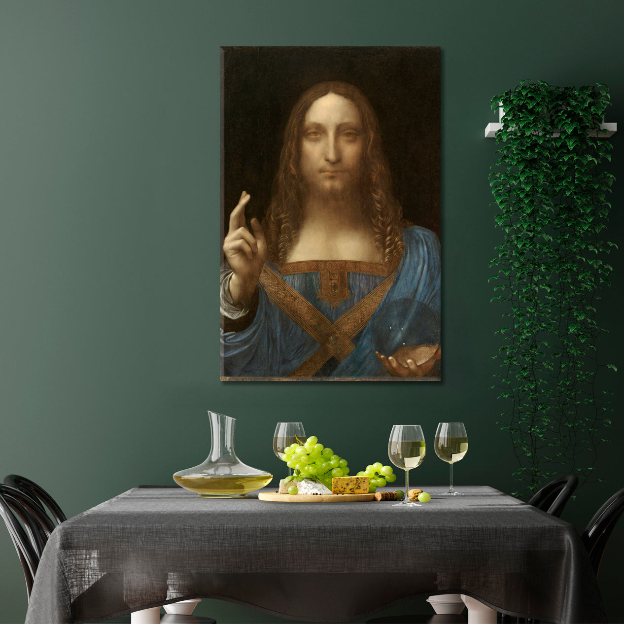 Salvator Mundi Leonardo Style Fine Art Artesty   