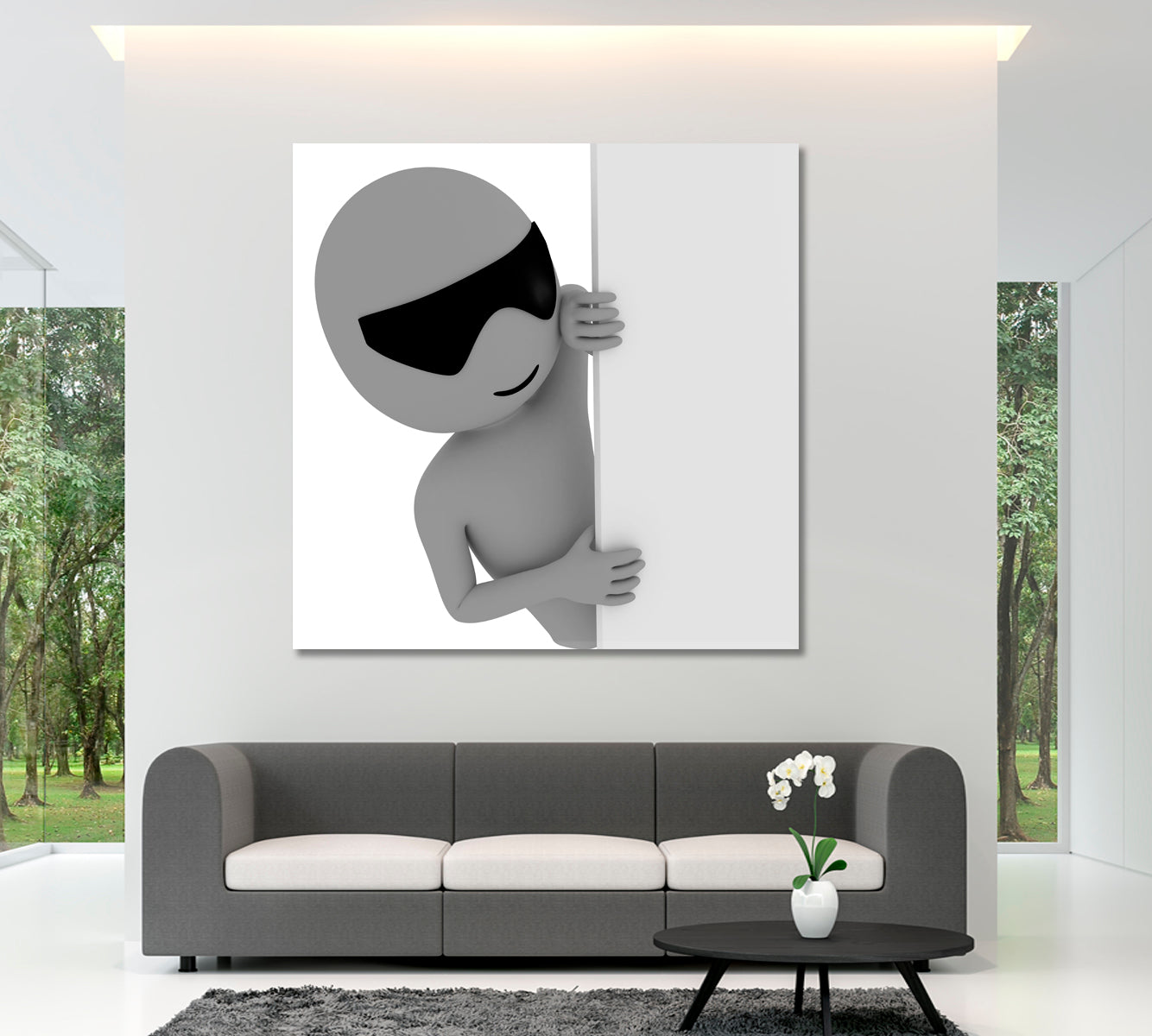 FUNNY POSTER Cool Businessman Character With Glasses Business Concept Wall Art Artesty   