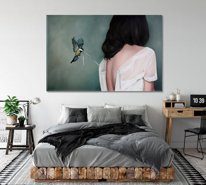 LIGHTNESS Women and Birds Fine Art Artesty   