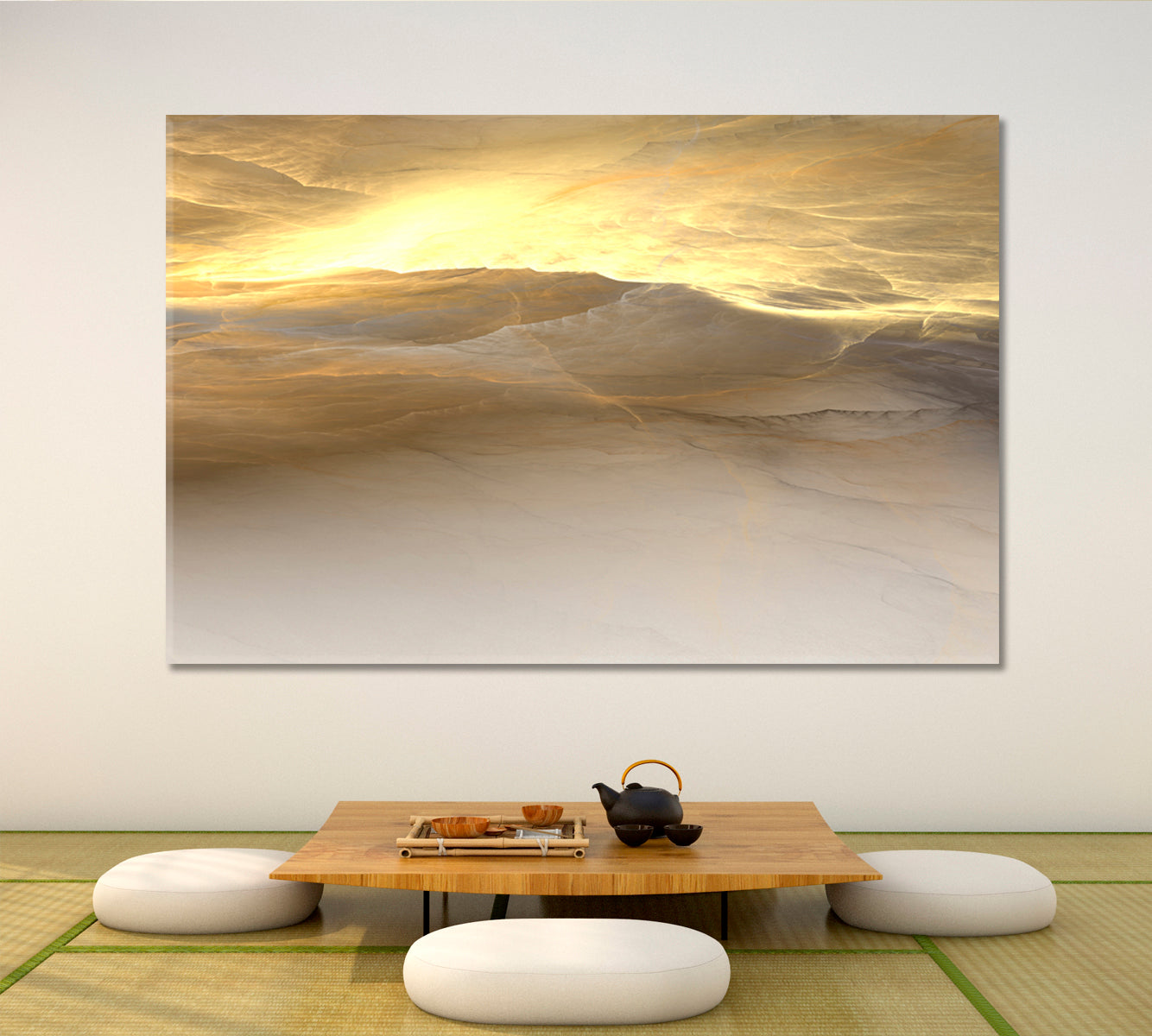 Beautiful Sky Land Skyscape Canvas Artesty 1 panel 24" x 16" 