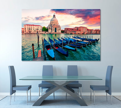 Gondolas Grand Canal Basilica Santa Maria Venice Italy Cities Wall Art Artesty   