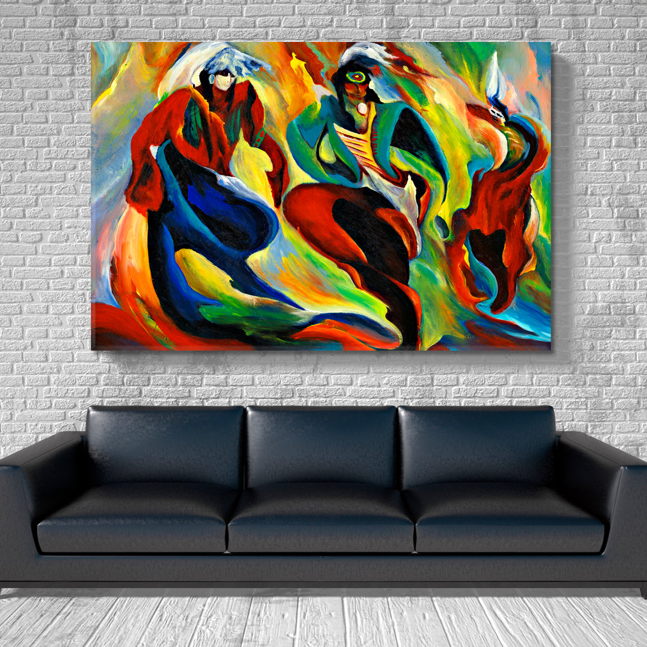 REVERENCE Abstract Impressionism Native American Painting Abstract Art Print Artesty   