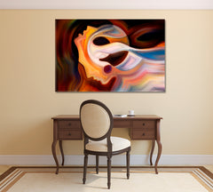 Fortune Colors Beautiful Abstraction Consciousness Art Artesty 1 panel 24" x 16" 