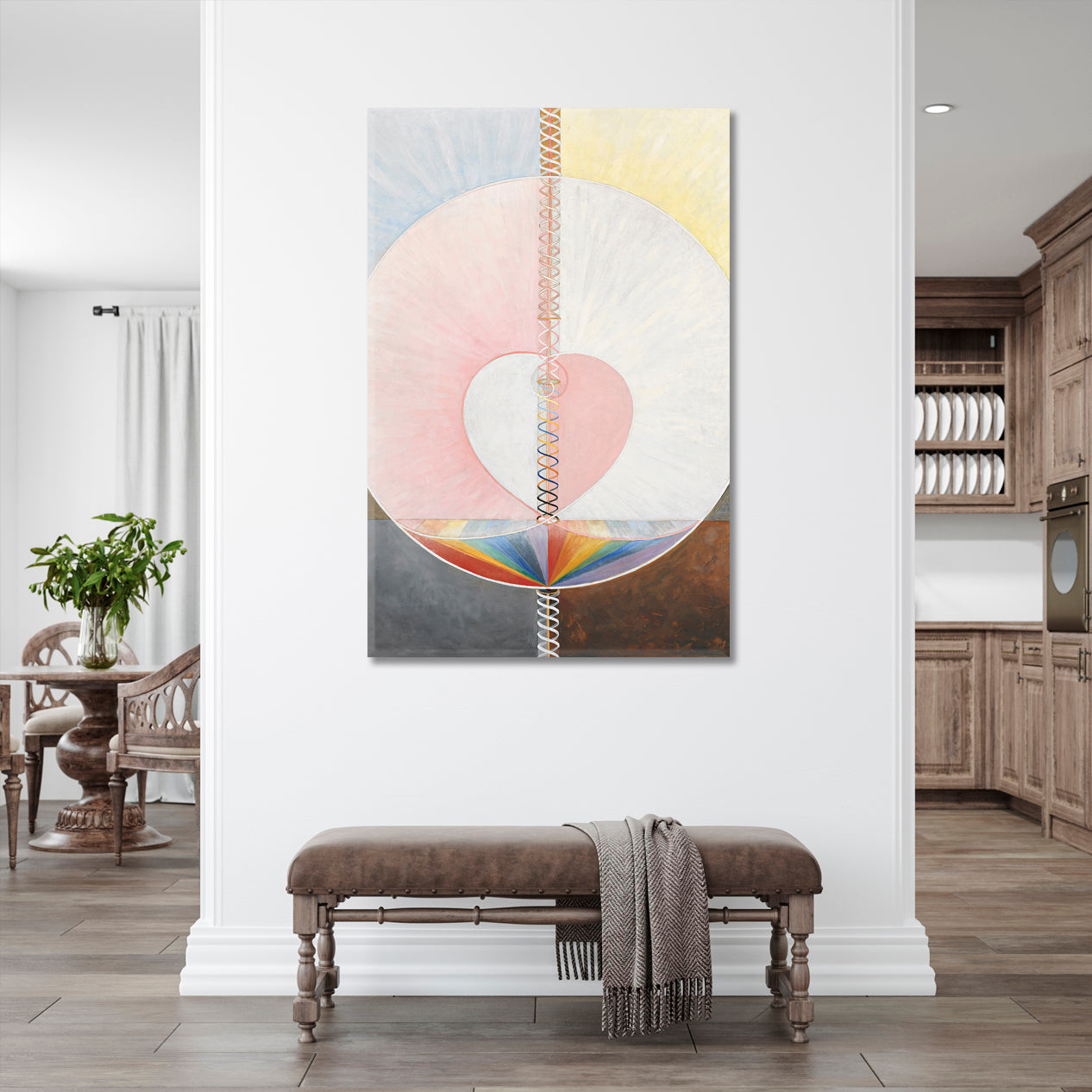 Abstract Geometric Style Forms Shapes Lines Soft Pastel Painting Abstract Art Print Artesty   
