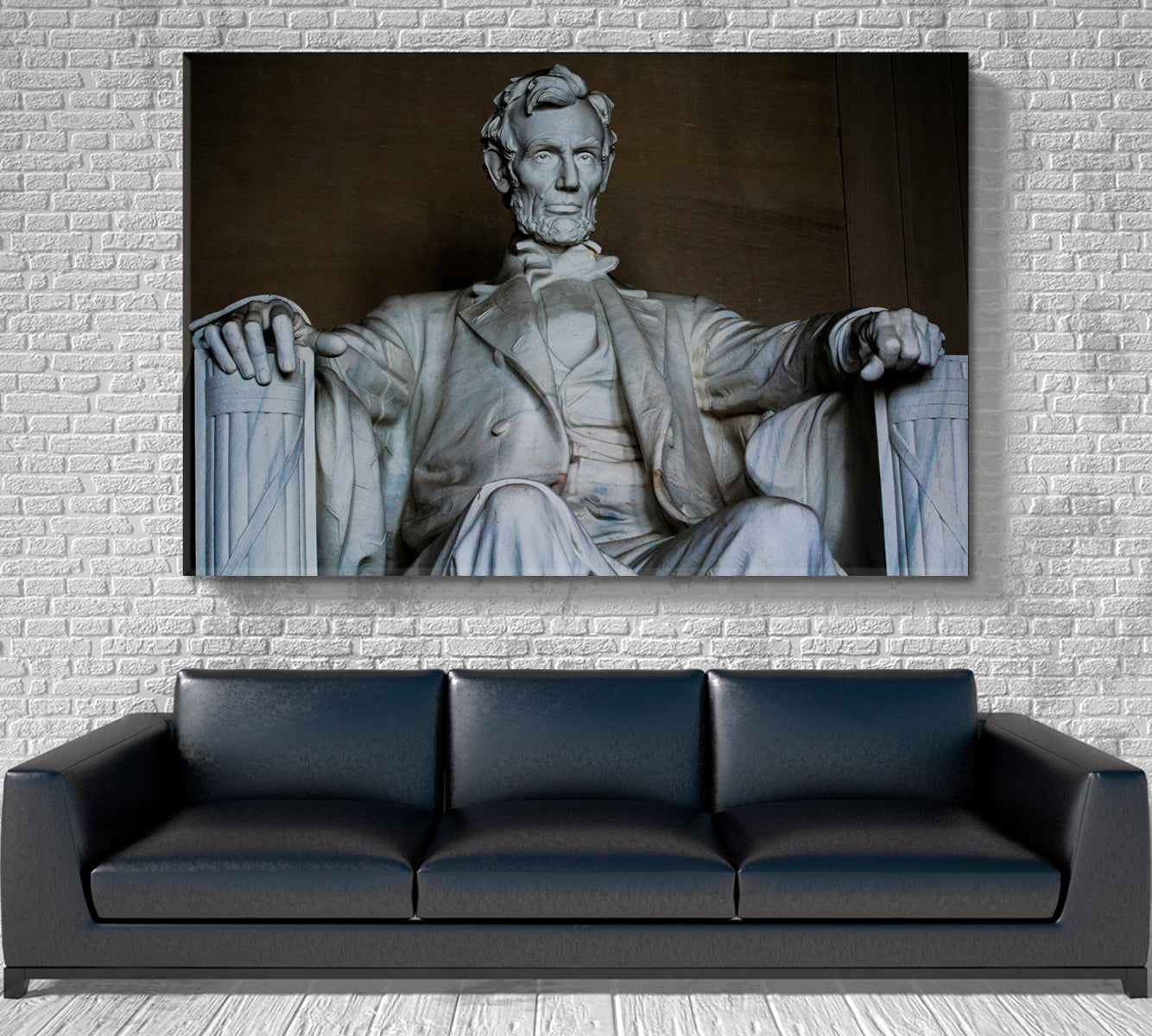 Abraham Lincoln Poster Celebs Canvas Print Artesty 1 panel 24" x 16" 