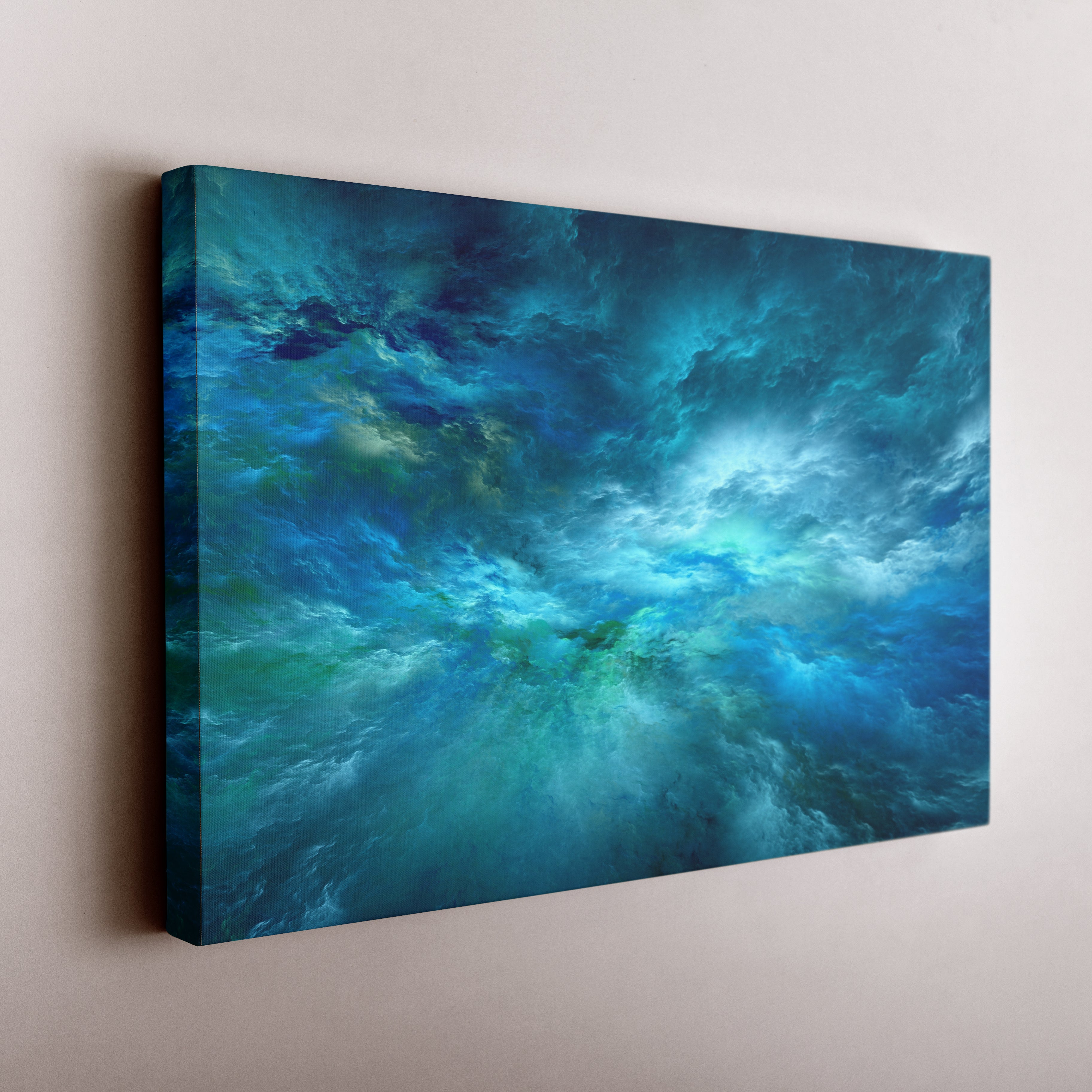 Abstract Colorful Lightning Sky Skyscape Canvas Artesty 1 panel 24" x 16" 