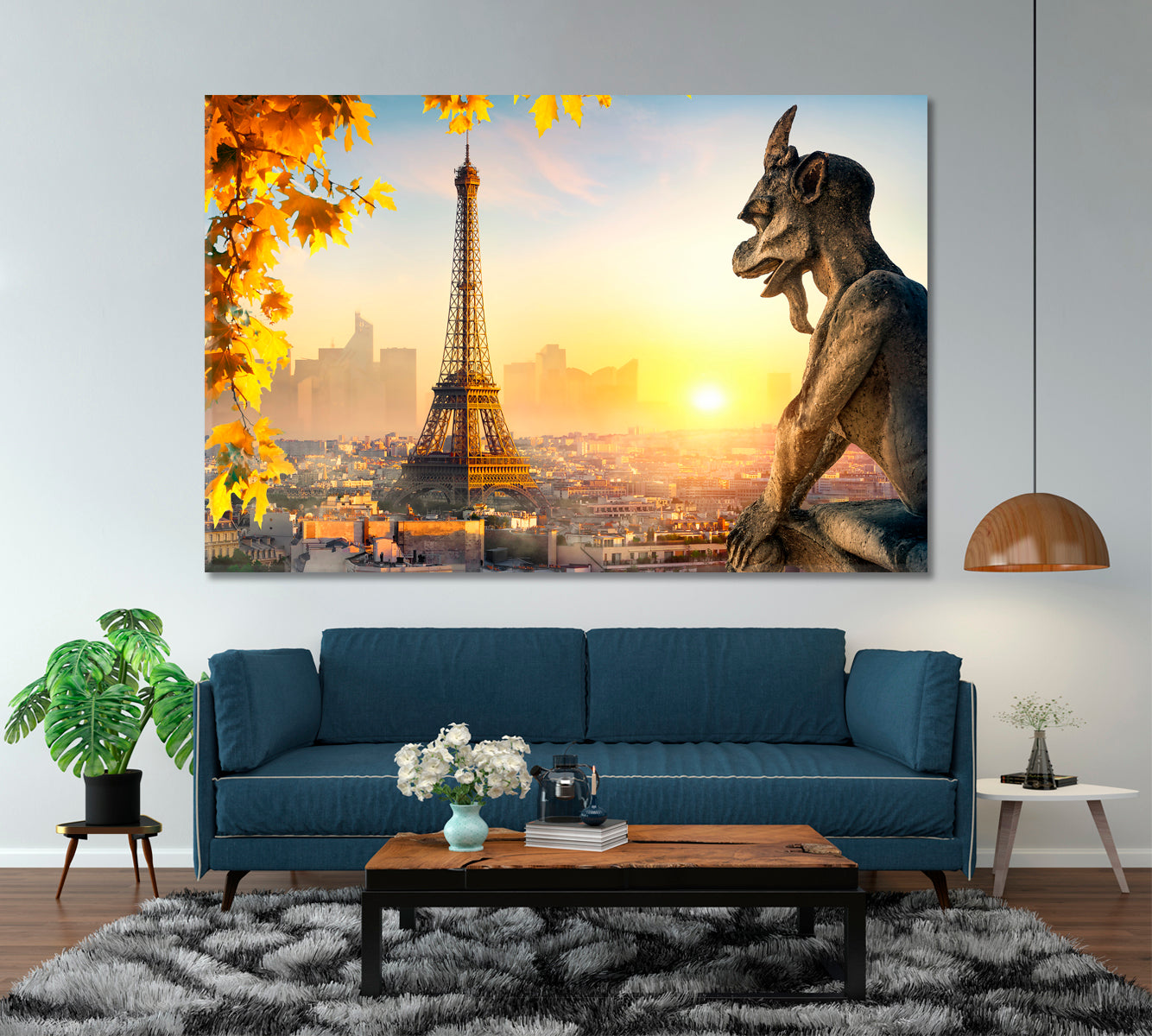 STYRGE Famous Gargoyles of Paris Guarding Notre Dame Cities Wall Art Artesty   