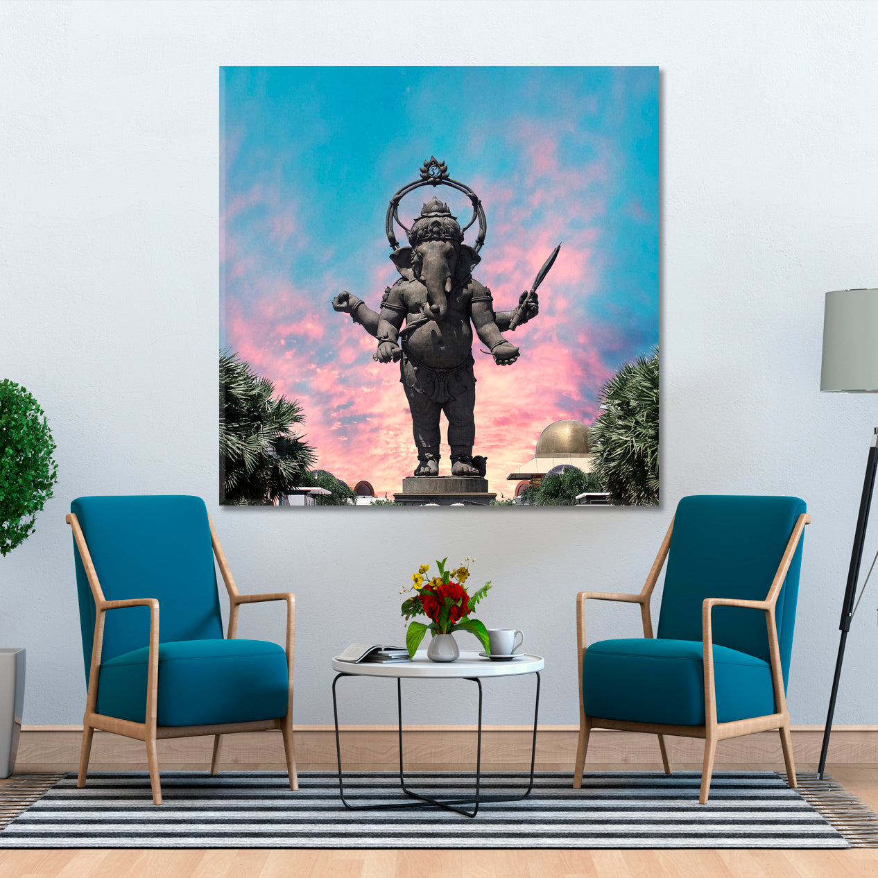 FAITH GOD'S BLESSINGS Ganesh National Park Chachoengsao Thailand Traveling Around Ink Canvas Print Artesty   