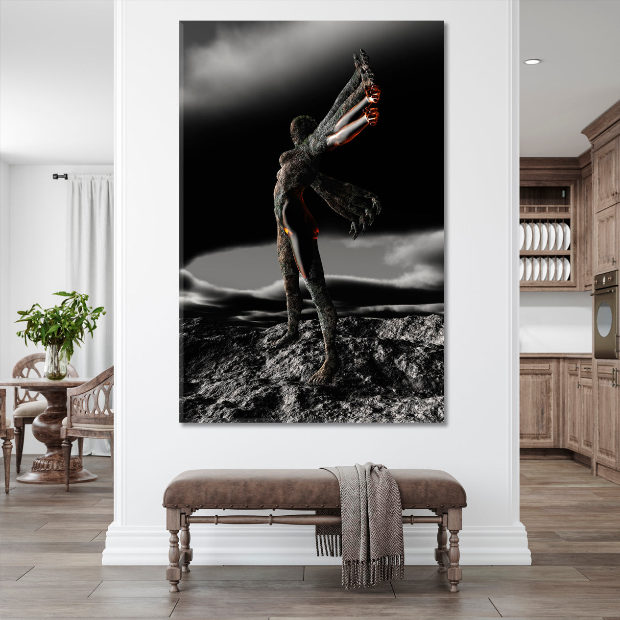 Metamorphosis Surreal Abstract Art Surreal Fantasy Large Art Print Décor Artesty   