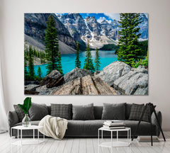 Banff National Park Canada Landscape Popular Landmark Attraction Scenery Landscape Fine Art Print Artesty 1 panel 24" x 16" 