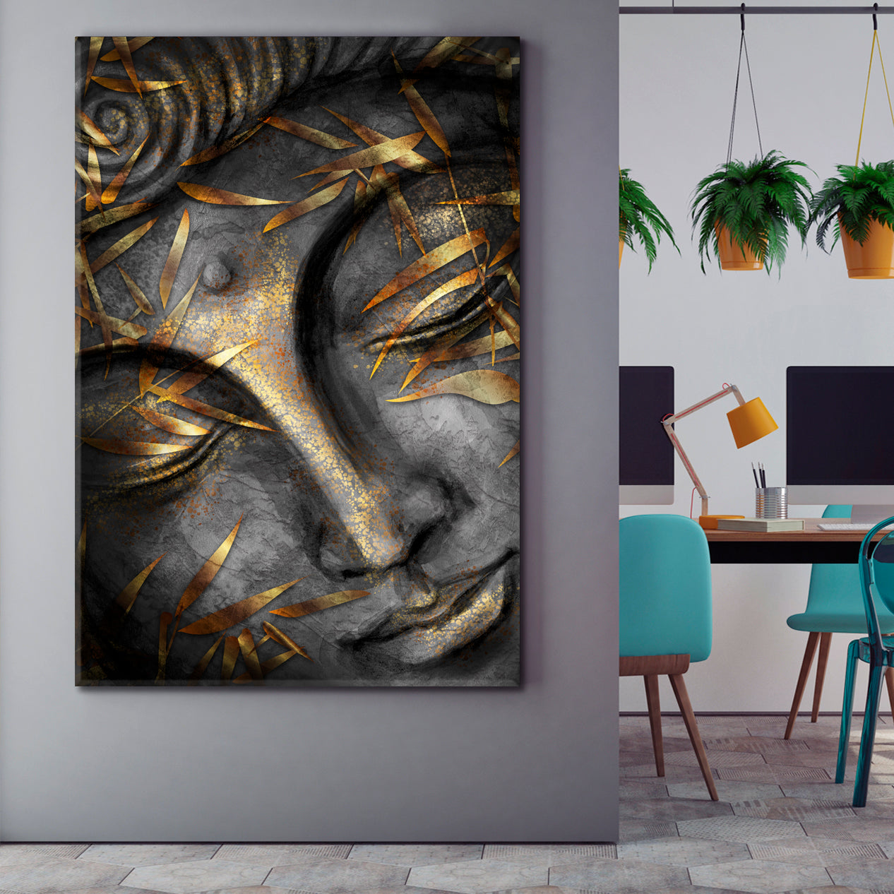 BUDDHA Sacred Buddhism Philosophy Religion Religious Modern Art Artesty   