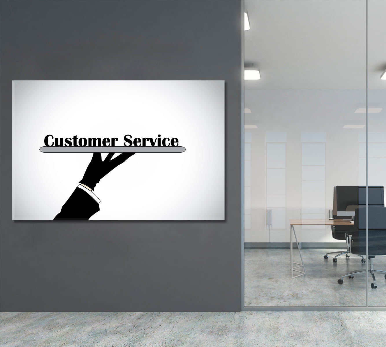 BUSINESS Professional Customer Service Business Concept Wall Art Artesty   