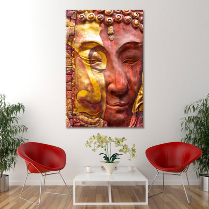 FACE OF BUDDHA Buddism Religious Gods Temples Religious Modern Art Artesty   