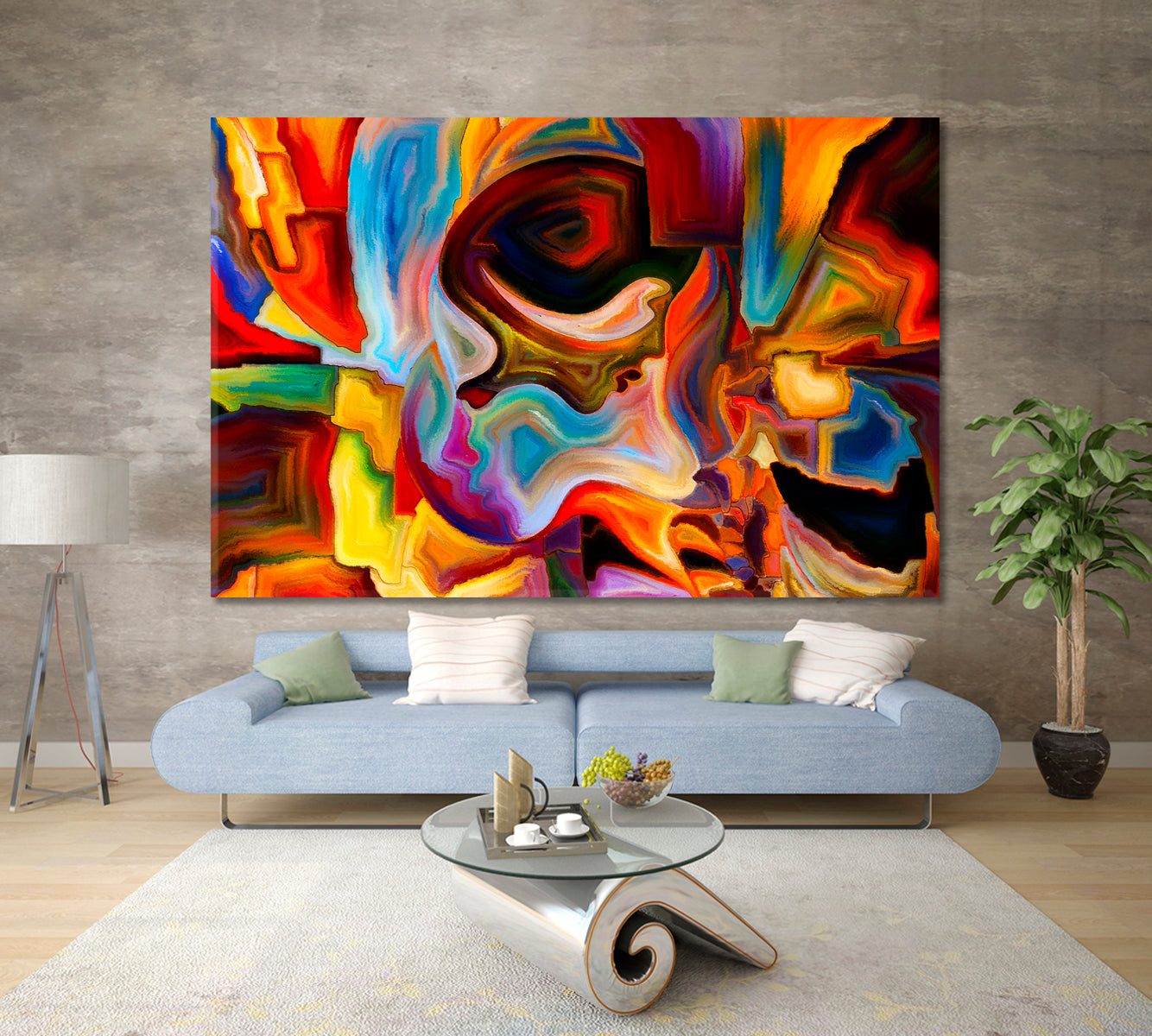 Mind Colors Abstract Art Print Artesty   