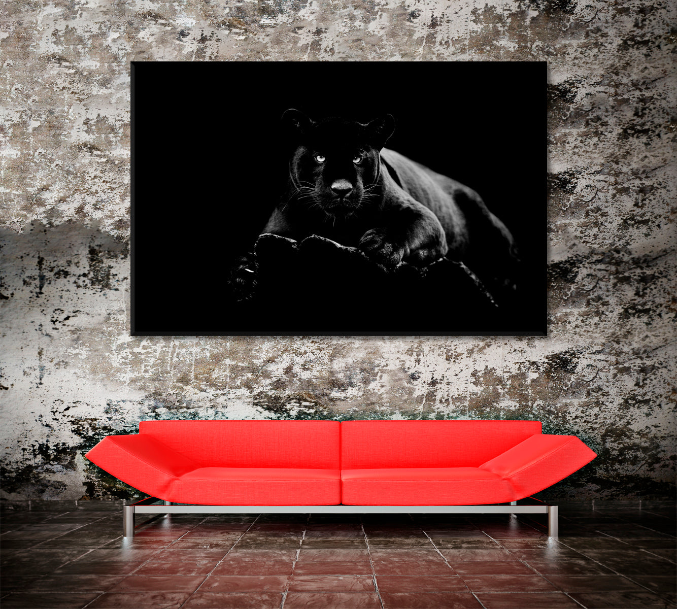 BEAUTIFUL BEAST Black Jaguar Animal World Animals Canvas Print Artesty   