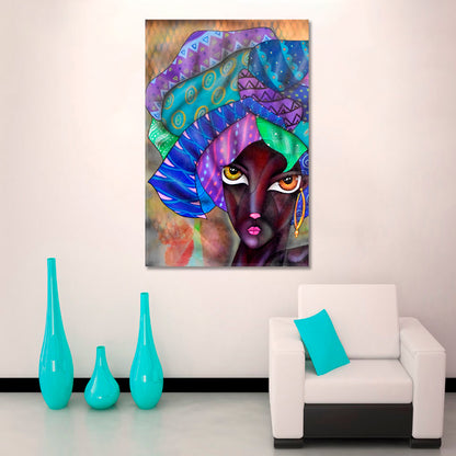 PSYCHEDELIC TRIPPY ART Expressive Face Cubist Trendy Large Art Print Artesty   