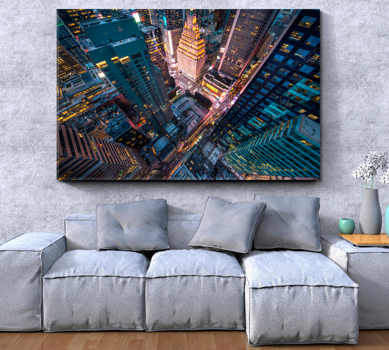 Aerial View of Manhattan New York City Cities Wall Art Artesty   