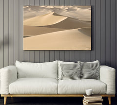 Magical Dunes Breathtaking Safari Huge Desert Sand Waves Nature Wall Canvas Print Artesty 1 panel 24" x 16" 