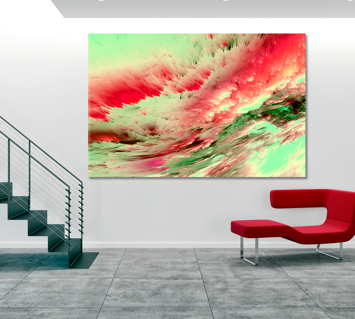 Abstract Fantasy Skyscape Canvas Artesty 1 panel 24" x 16" 