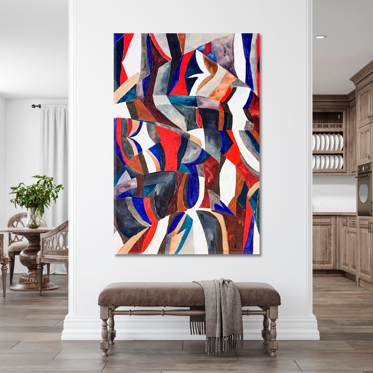 Aesthetic Geometric Abstract Art Paintings Abstract Art Print Artesty 1 Panel 16"x24" 