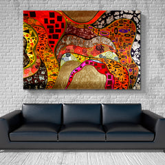 TRIPPY Psychedelic Visual Abstract Vivid Shapes Abstract Art Print Artesty   