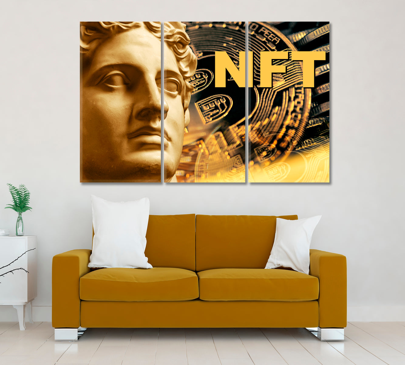 NFT Crypto Art Poster Office Wall Art Canvas Print Artesty   