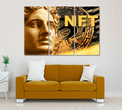 NFT Crypto Art Poster Office Wall Art Canvas Print Artesty   