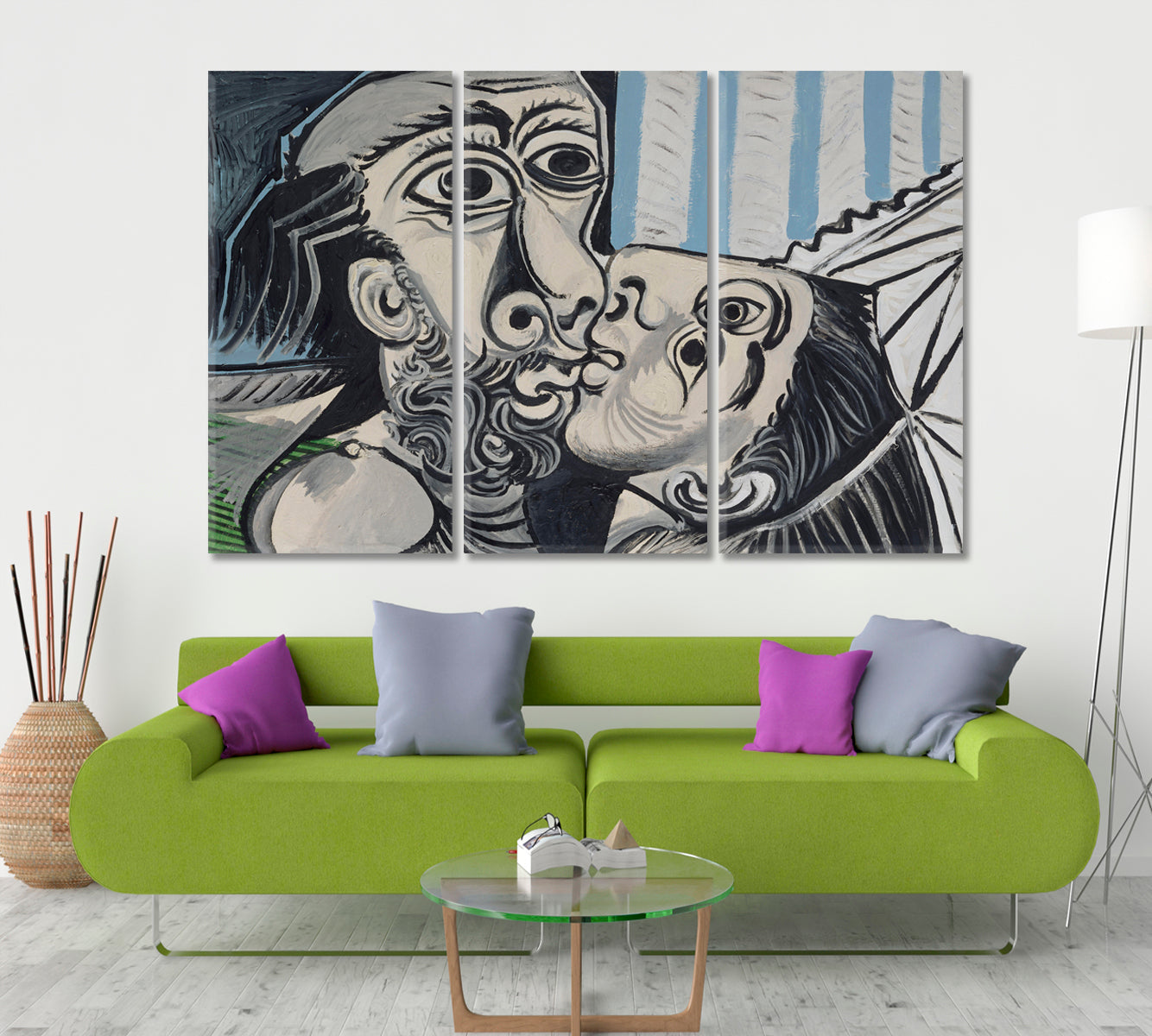 KISS Abstract Cubism Picasso Style Poster Fine Art Artesty   