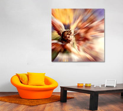 ANGEL Abstract Modern Art Religious Modern Art Artesty   