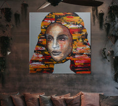 ABSTRACT Fine Art Portrait Woman Grunge Graffiti Style | S People Portrait Wall Hangings Artesty   