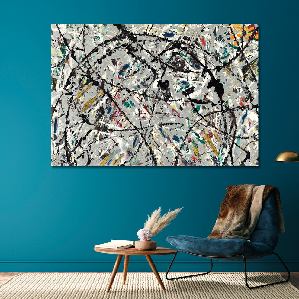 Multicolor Splatter Abstract Canvas Print | Artesty – Artesty.com