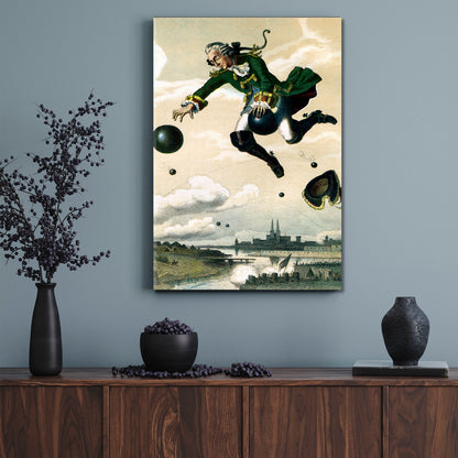 Cannonball Ride Adventures of Baron Munchausen Surreal Fantasy Large Art Print Décor Artesty   