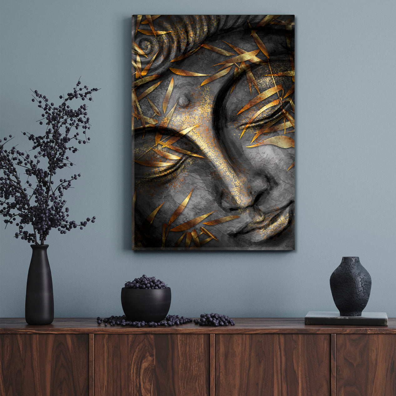 BUDDHA Sacred Buddhism Philosophy Religion Religious Modern Art Artesty   