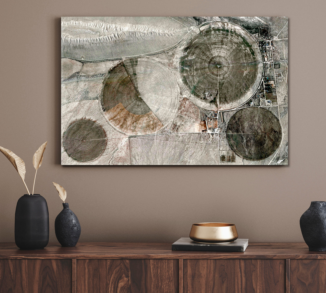 ALLEGORY Abstract Naturalism Aerial View Photo Relief Fields USA Abstract Art Print Artesty   