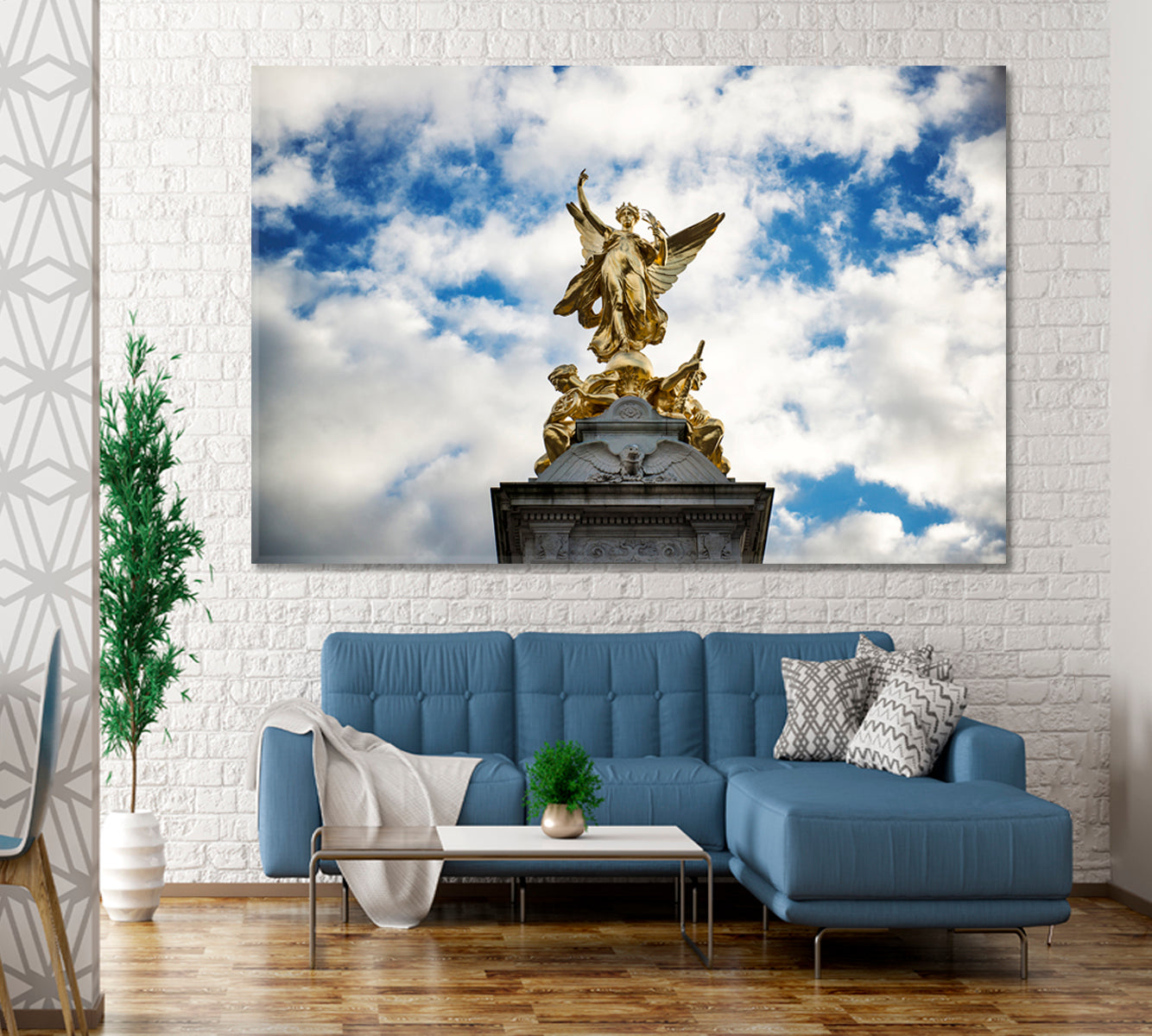 Victoria Memorial London Buckingham Palace Canvas Print Famous Landmarks Artwork Print Artesty   