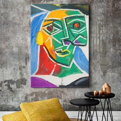 WOMAN Pablo Picasso Style Abstract Cubism Cubist Trendy Large Art Print Artesty   