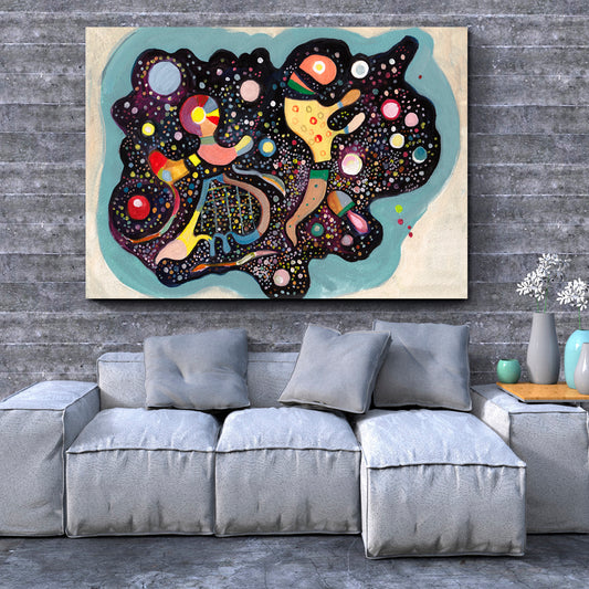 VISUAL SYMPHONY Kandinsky's Motives Modern Abstract Figurative Contemporary Art Artesty   