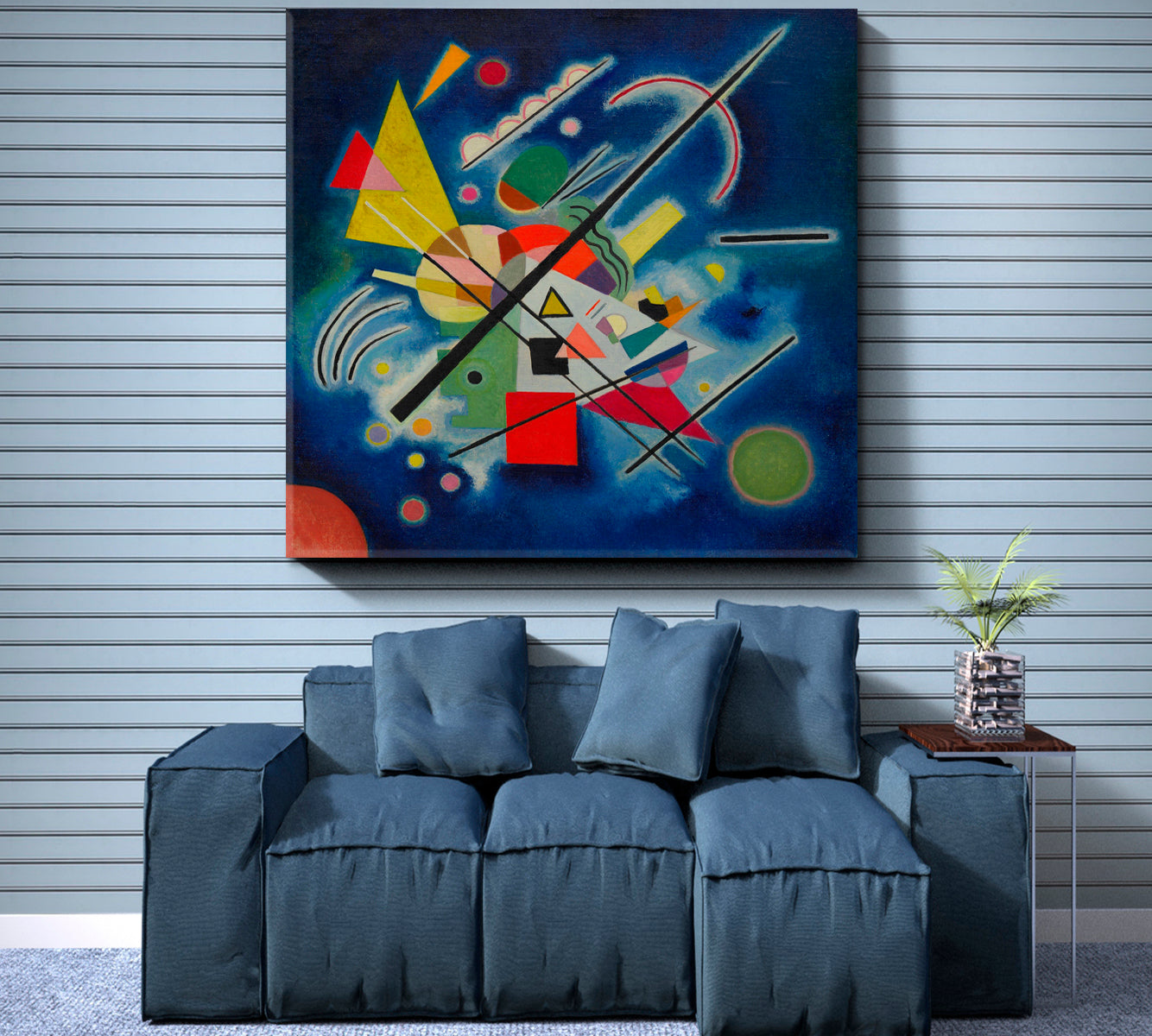 Kandinsky's Motives Abstract Figurative Contemporary Painting Abstract Art Print Artesty   