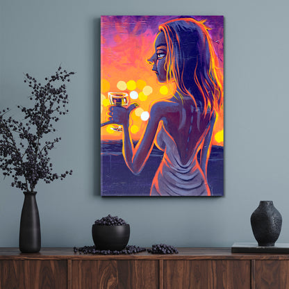 MAGIC NIGHT Woman In Montreal Fine Art Artesty   