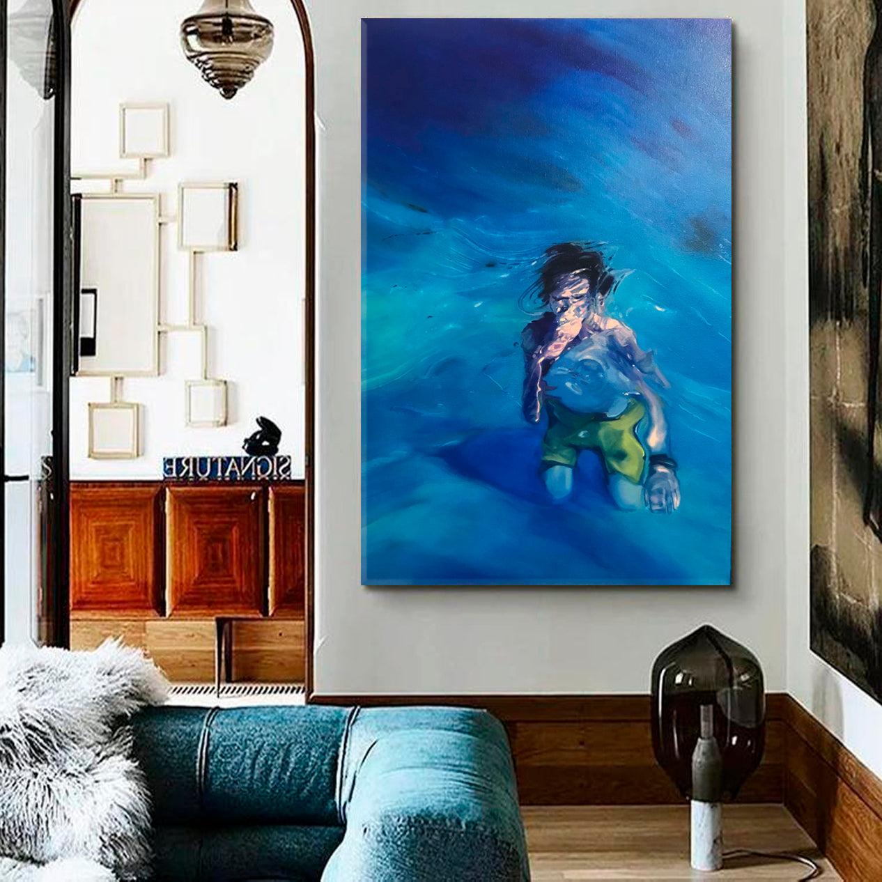 UNDERSEA Human And Ocean, Power Of Water Fine Art Artesty   