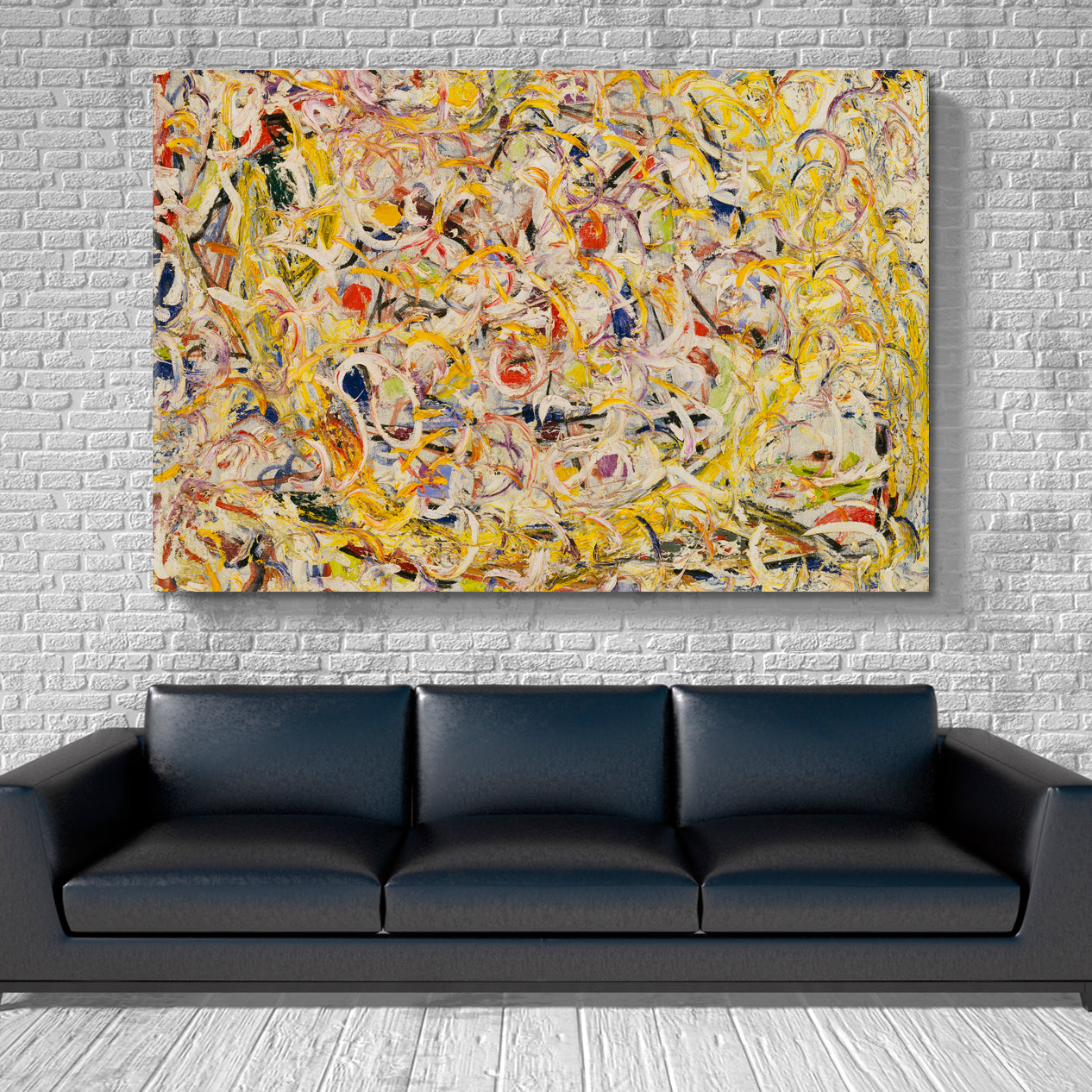 Drip Style Abstract Pollock Motives Abstract Art Print Artesty   